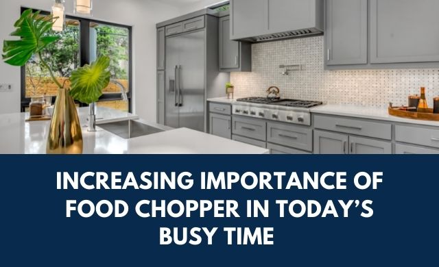 Increasing Importance of Food Chopper in Today’s Busy Time