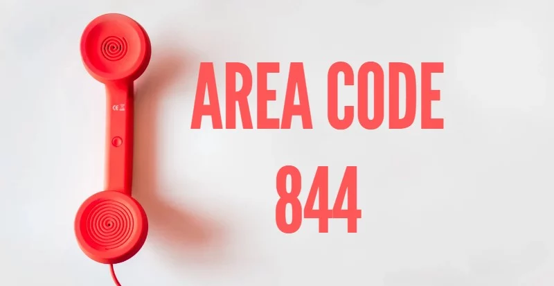 Where is area code 844 located?