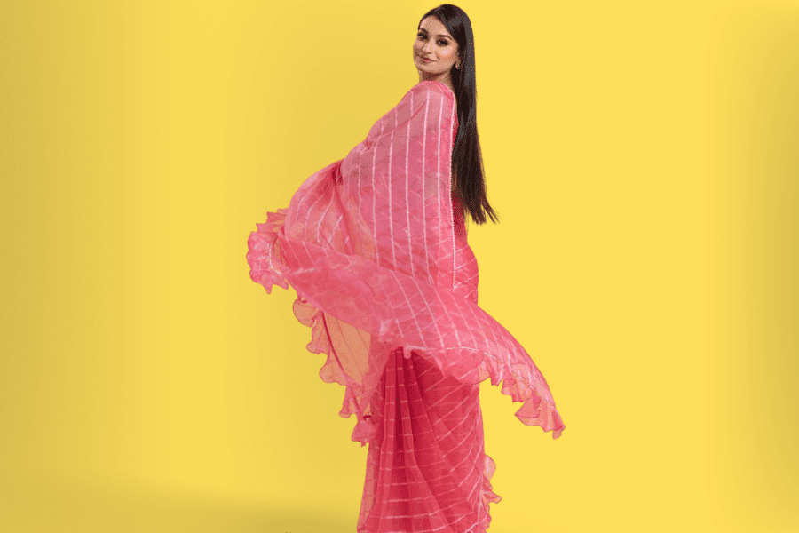 How To Wear a Ruffle Saree for The Party? A Complete Style Guide