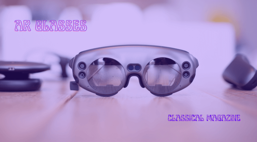 A AR Glasses Set on Table