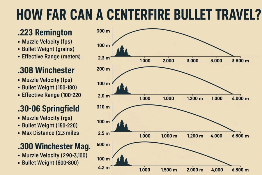 How Far Can a Centerfire Bullet Travel?