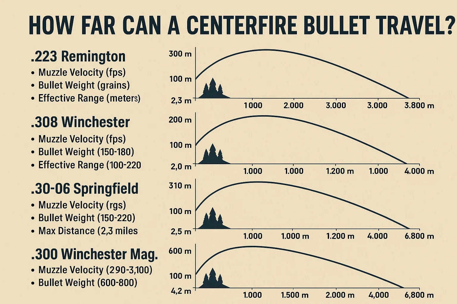 How Far Can a Centerfire Bullet Travel?
